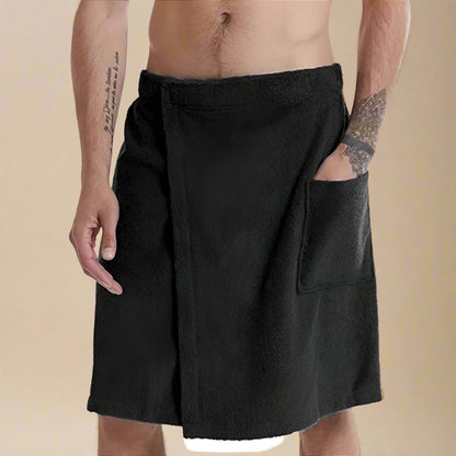 Variant image for Weiches Badetuch mit Taschen – Vielseitig für Sauna, Dusche und Strand, Tragbar & Komfortabel-1