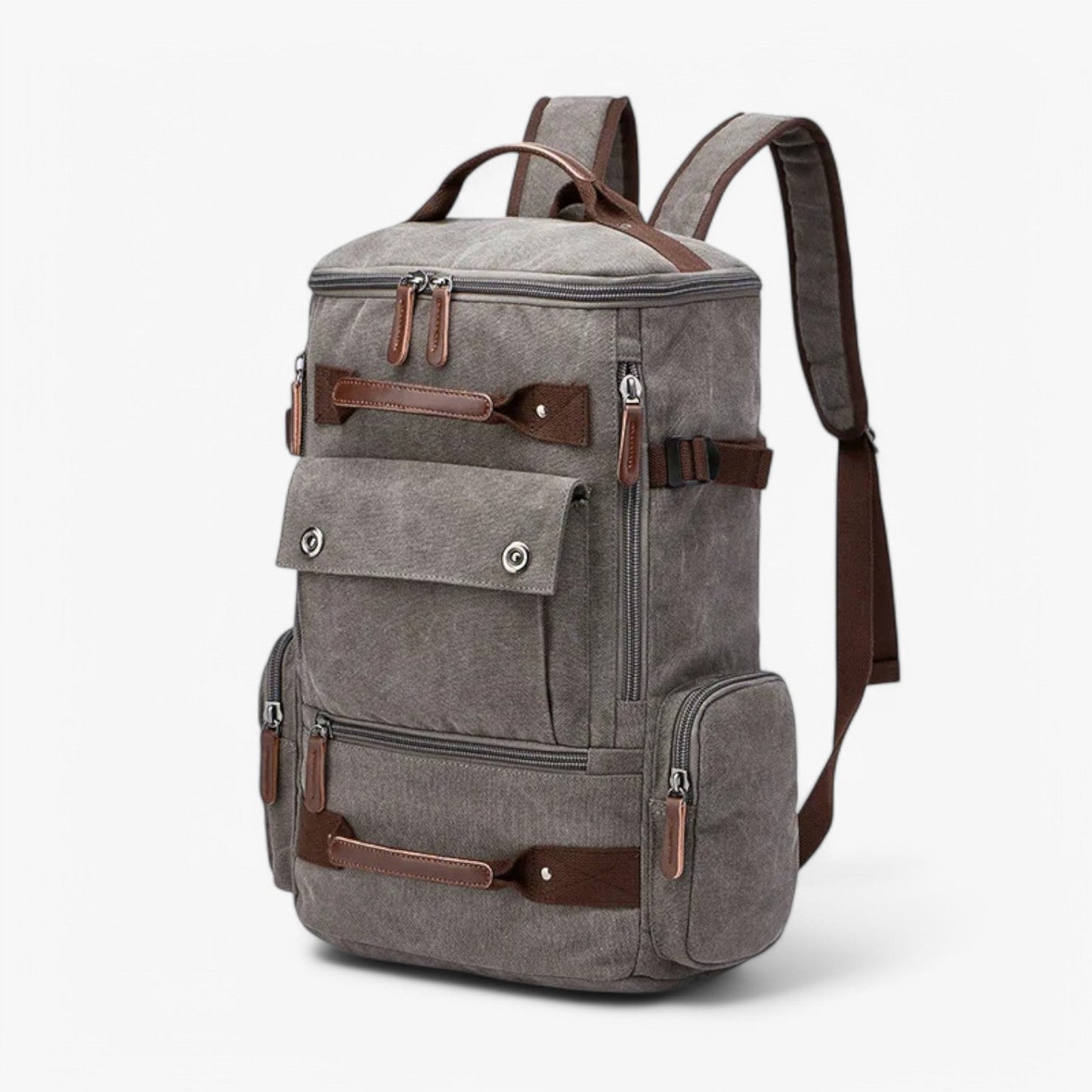 Variant image for Vintage Canvas Rucksack für Damen und Herren mit Laptopfach – Geräumig und Stilvoll für Schule und Alltag-6