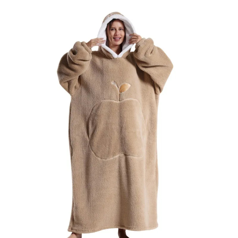 Variant image for Übergroßer Fleece Hoodie für ultimativen Komfort und Entspannung-5