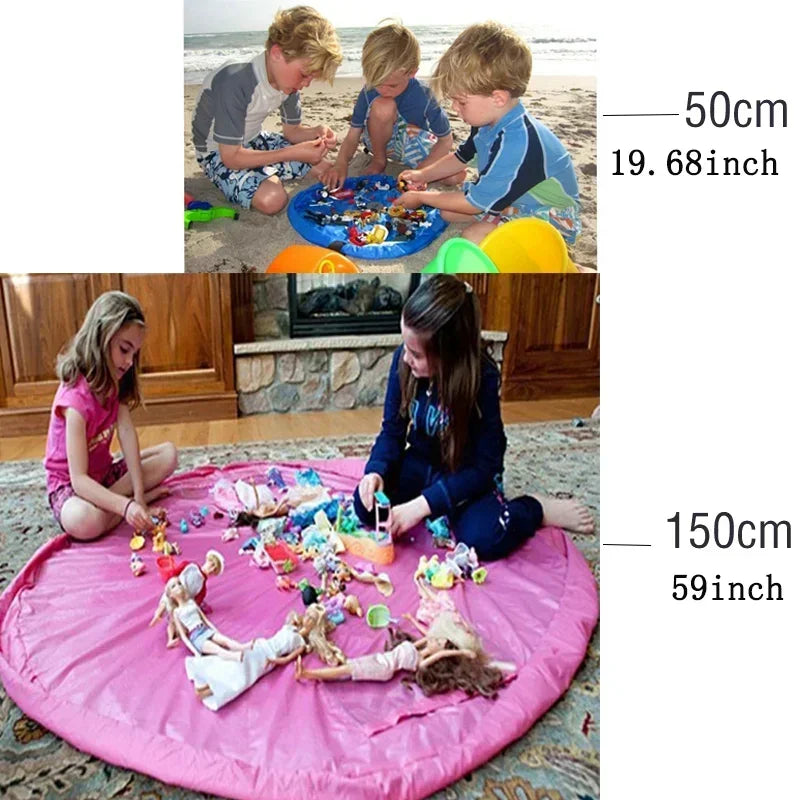 Spielzeugkissen & Organizer – Vielseitige Spielzeugspeichertasche und Spielmatte für Kinder-4