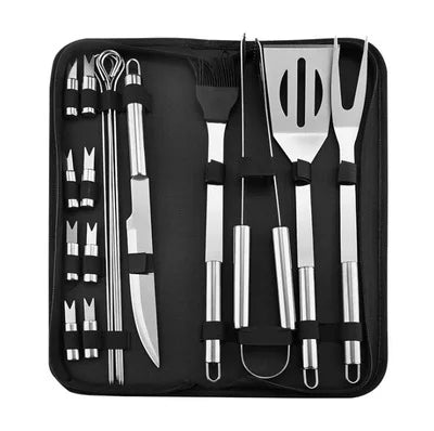 GrillMaster Edelstahl-Utensilienset – Premium Grillwerkzeuge für den Außenbereich