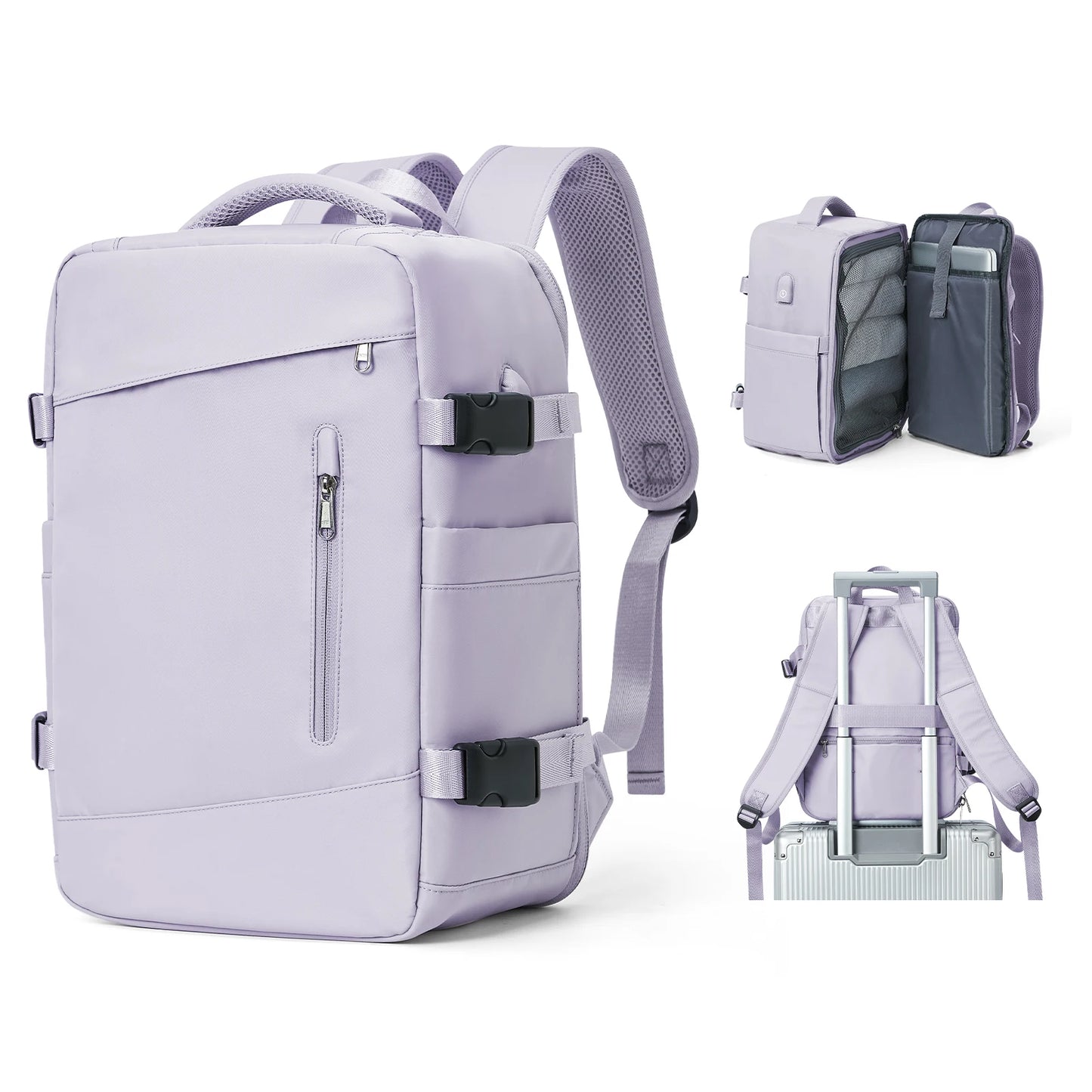 Variant image for Vielseitiger Damen Rucksack für Reisen – Modernes Design, Handgepäck geeignet, Leichtgewicht, Geräumig-4