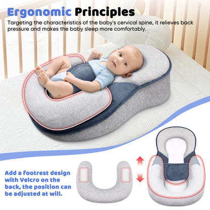NestleNap Baby Pillow – Ergonomisches Kissen für sicheren Babyschlaf