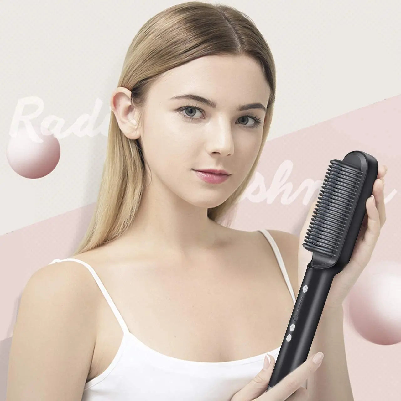Styloheat Haarglätter - Professionelles Glätteisen mit Schneller Aufheizfunktion und Anti-Verbrennungsfunktion-3