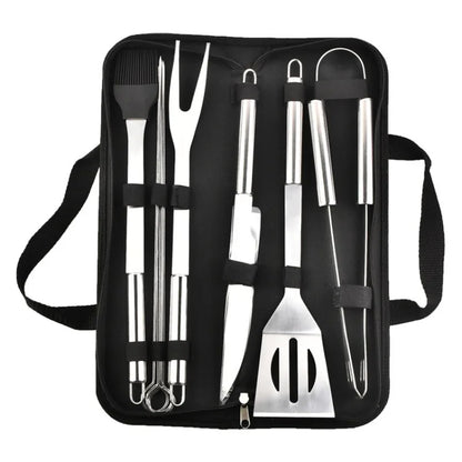 GrillMaster Edelstahl-Utensilienset – Premium Grillwerkzeuge für den Außenbereich