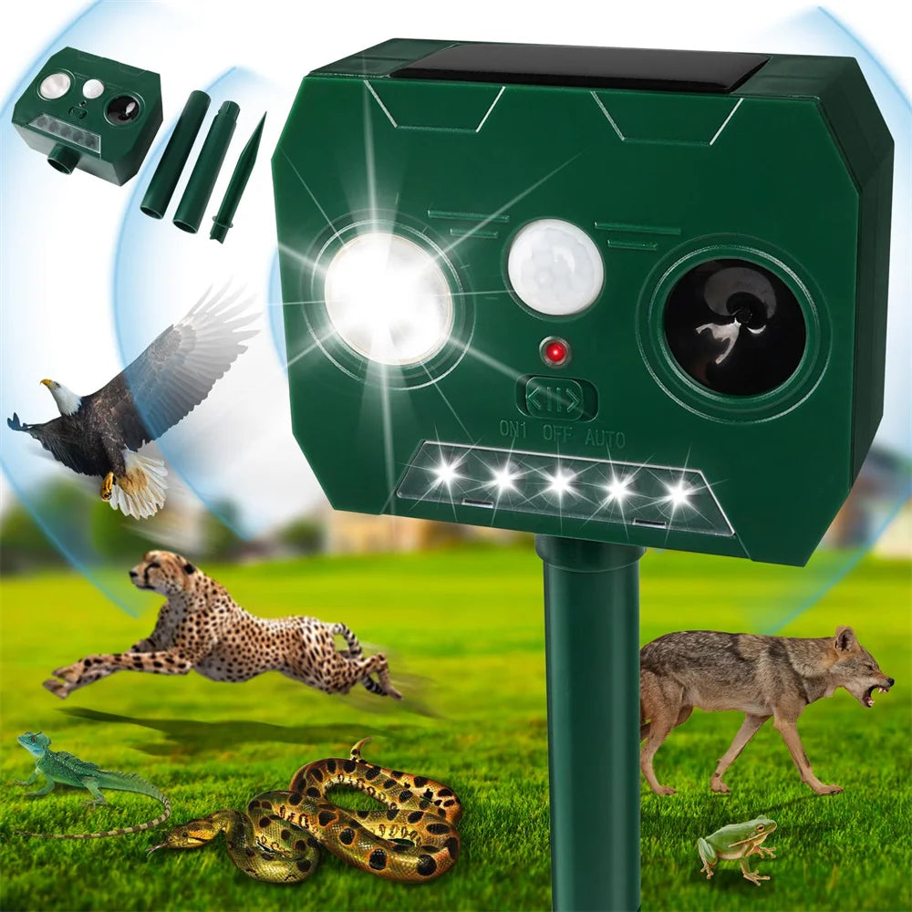 Variant image for Ultraschall Tiervertreiber mit LED-Licht – Effektiver Schutz vor Katzen & Hunden-8