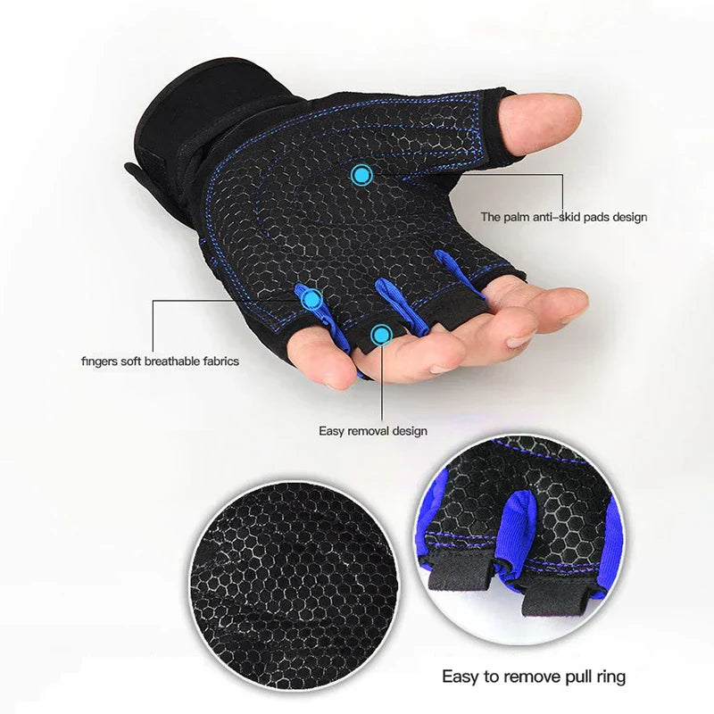 FITFLEX Damen Trainingshandschuhe - Schockresistent, Atmungsaktiv, Handgelenkunterstützung für Krafttraining-6