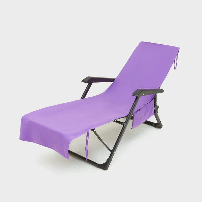SUNLOUNGE TOWEL – Handtuch mit Taschen & rutschfestem Halt für Liegestühle