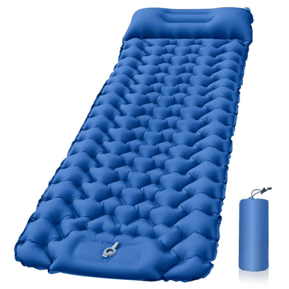 AirTrek Mat – Aufblasbare Campingmatratze mit Fußpumpe & ergonomischem Design