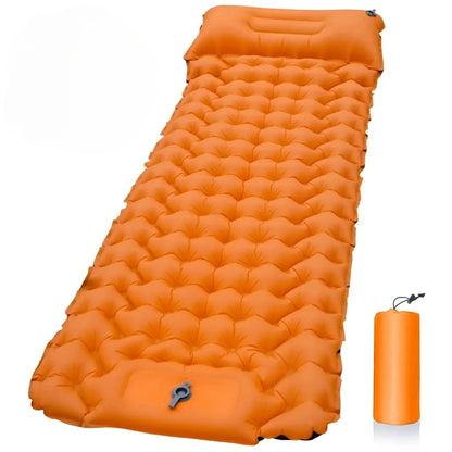 AirTrek Mat – Aufblasbare Campingmatratze mit Fußpumpe & ergonomischem Design