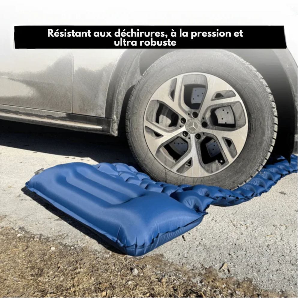 AirTrek Mat – Aufblasbare Campingmatratze mit Fußpumpe & ergonomischem Design