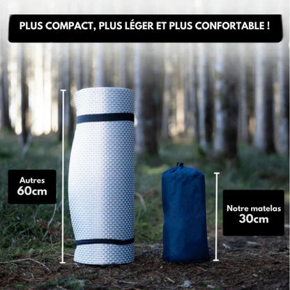 AirTrek Mat – Aufblasbare Campingmatratze mit Fußpumpe & ergonomischem Design
