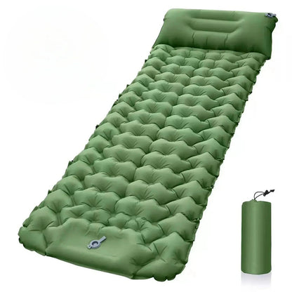 AirTrek Mat – Aufblasbare Campingmatratze mit Fußpumpe & ergonomischem Design