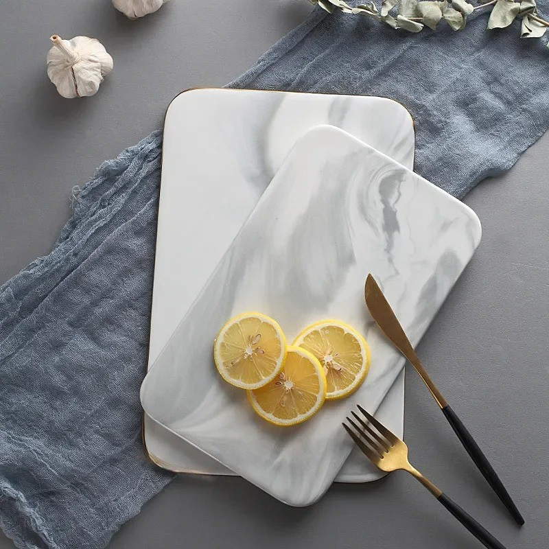 StoneEdge Marmor Schneidebrett – Elegant & Funktional für Schneiden und Servieren