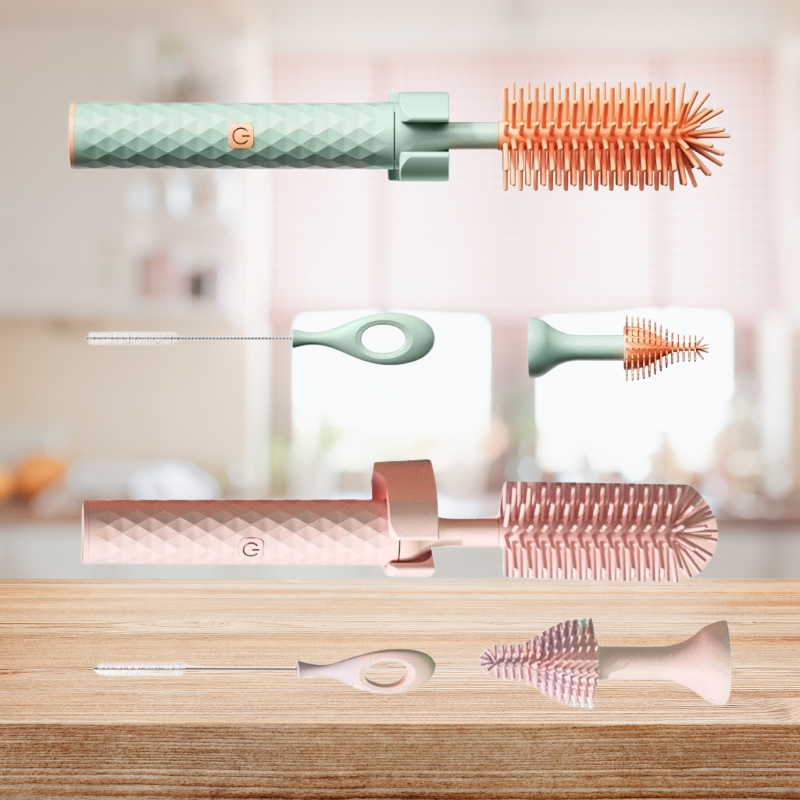 SmartBrush Flaschenreiniger – Automatische Reinigung mit Silikonborsten für stressfreien Alltag