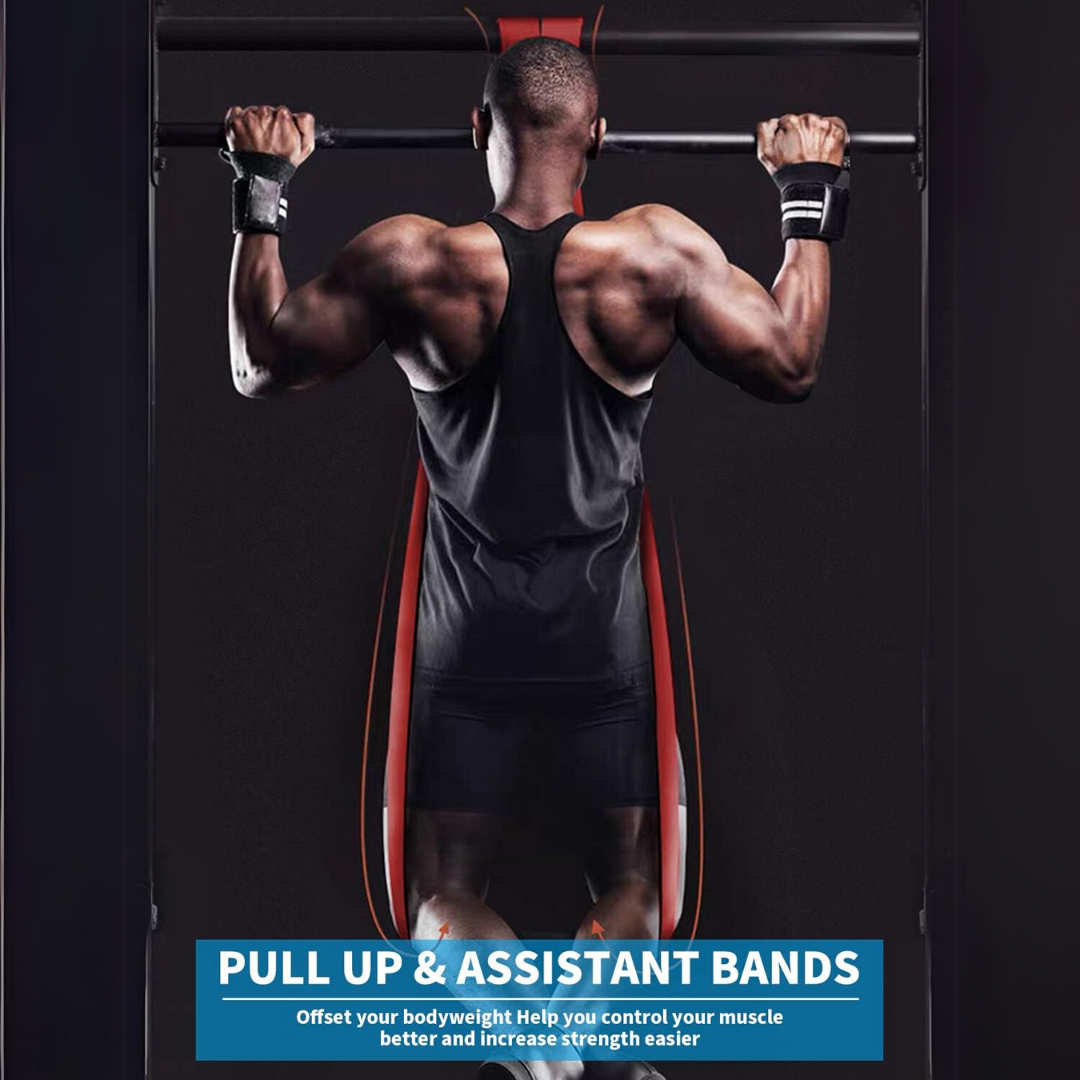 Resistforce - Set Von Pull-up-Hilfsreifen Mit Verschiedenen Widerstandsniveaus-5