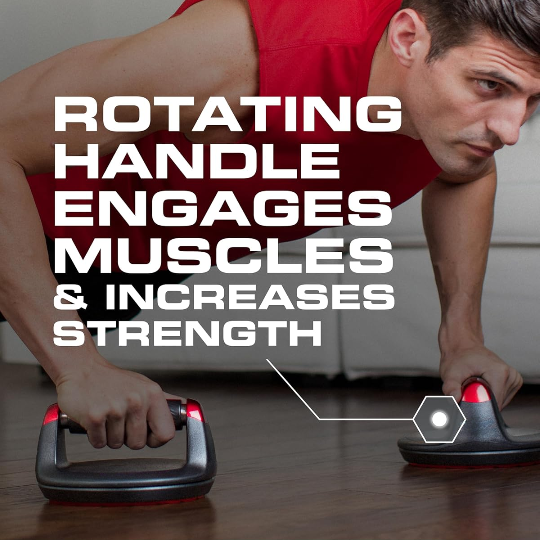 Spinfit Liegestützgriffe - Ergonomische Drehgriffe für Effektives Krafttraining-3