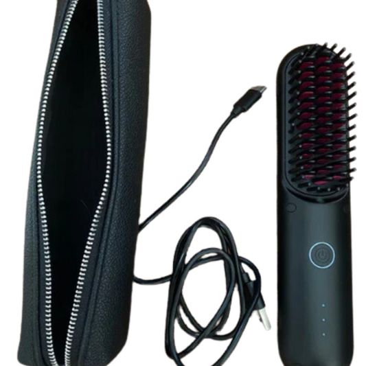 Sleekstyle - Elektrische Haarbürste mit 3 Temperaturstufen für glattes Haar-1