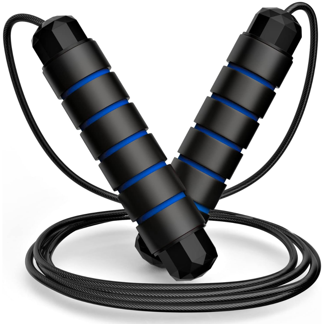 Variant image for Flexijump - Verstellbares Springseil für Fitness und Sport, Tangle-frei, Schwarz-2