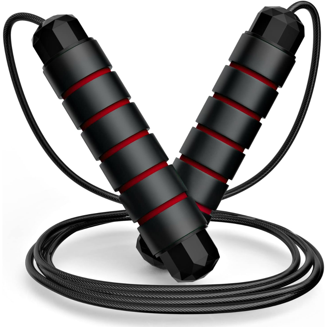Variant image for Flexijump - Verstellbares Springseil für Fitness und Sport, Tangle-frei, Schwarz-4