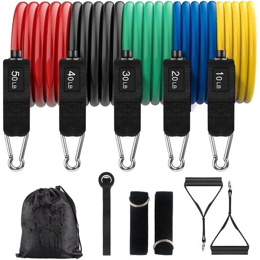 PowerGrip Widerstandsreifen Mit Einstellbarem Widerstand & Ergonomischen Griffen-1