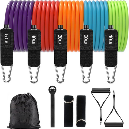PowerGrip Widerstandsreifen Mit Einstellbarem Widerstand & Ergonomischen Griffen-2