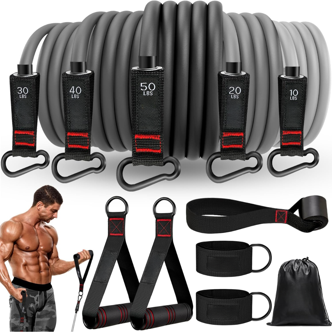 PowerFlex Widerstandsreifen Set - Hochwertiges Ganzkörpertraining für Kraft und Flexibilität-3