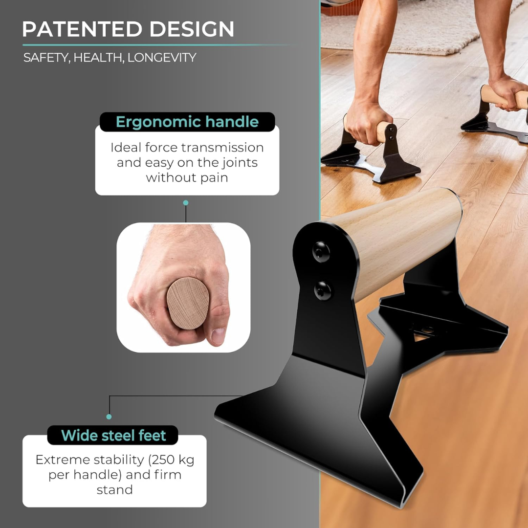 Ergonomische Holzschubparalletten Mit Anti-Rutsch-Boden Für Sicheres Training-6