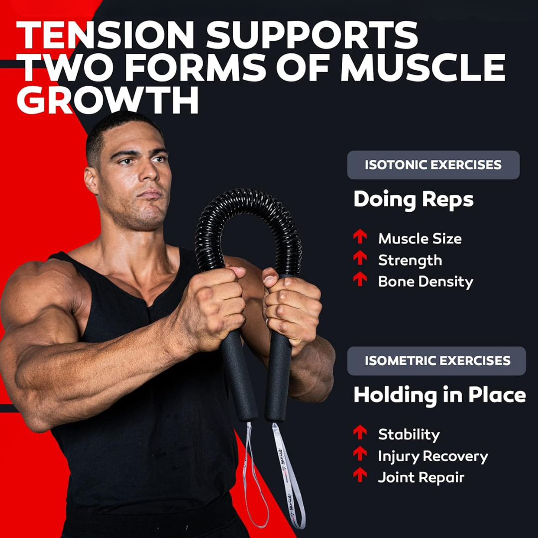 Powertwist Oberkörpertrainingsleiste mit Einstellbarem Widerstand für Effektives Muskeltraining-6