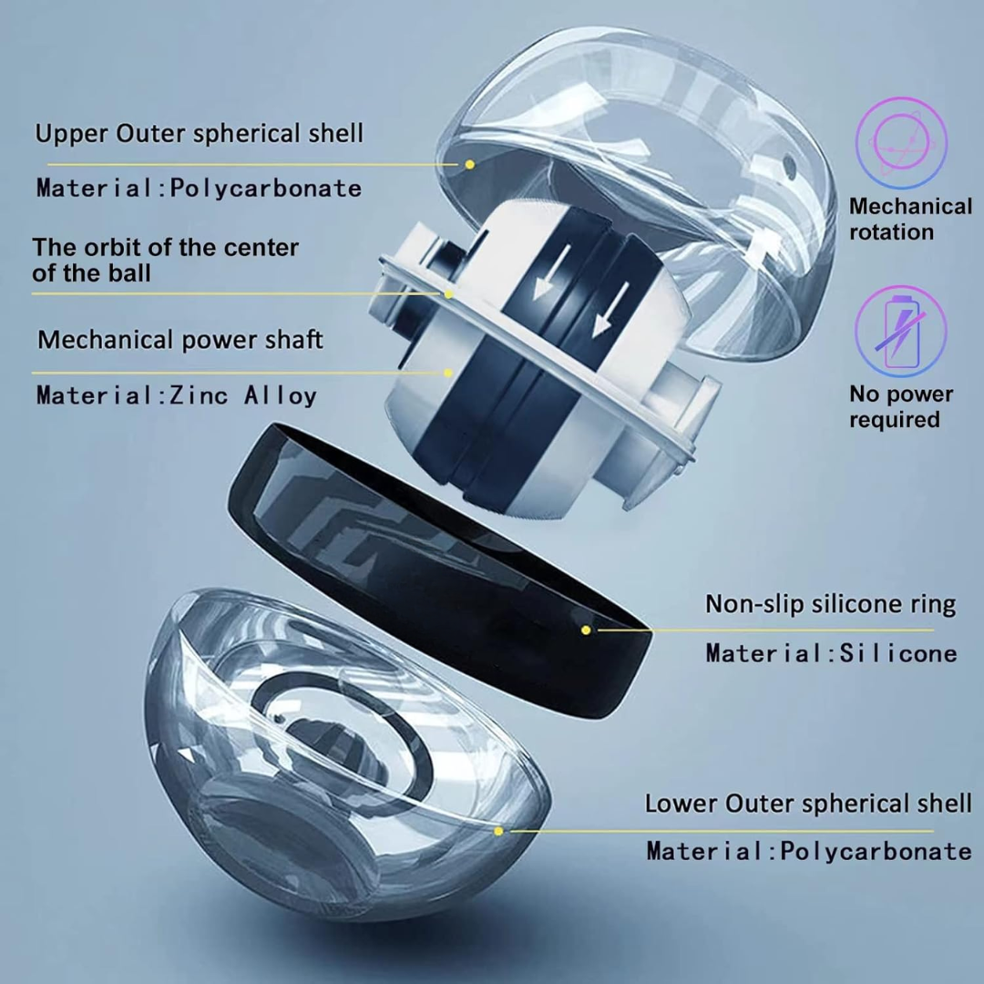 Gyropower Unterarmtrainer - Selbststartender Poltraster mit gyroskopischem Widerstand für effektives Griffkrafttraining-4