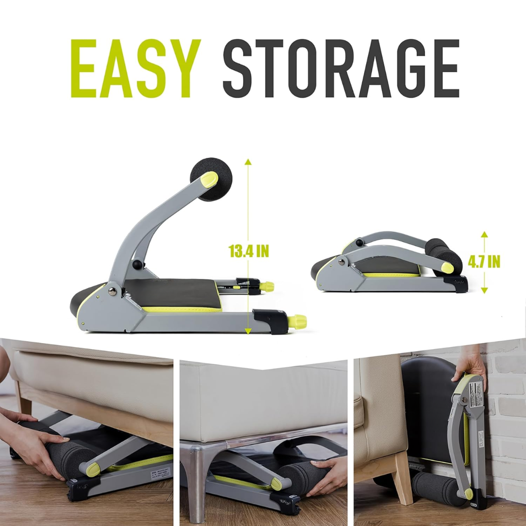 Coremax AB Crunch Trainer – Ergonomisches Design, Einstellbarer Widerstand, Platzsparend-4