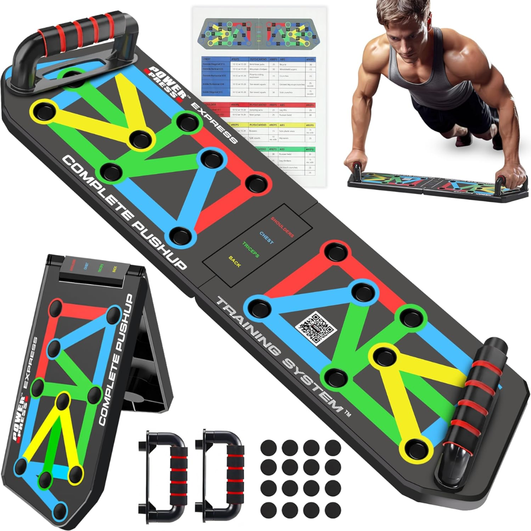 Variant image for FlexIFit - Faltbares Push-up-Trainingsbrett mit 30 Farbcodierten Positionen-2