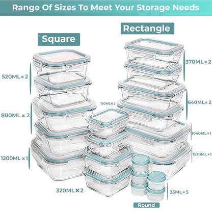 Glassicher - 35 -Teile Set Airbelly Storage Shicks-3