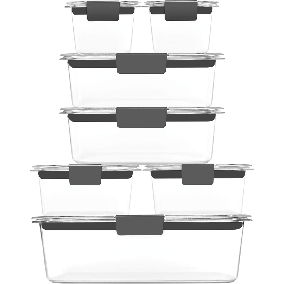 BPA-freie Lebensmittelbehälter im 7er Set – Luftdicht, Stapelbar & Frischhaltend-3