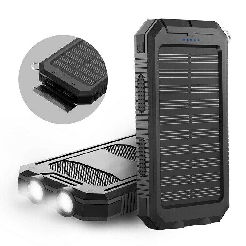 SOLARVAULT – Wasserdichter Solar Power Bank mit 500000mAh & Dual-USB