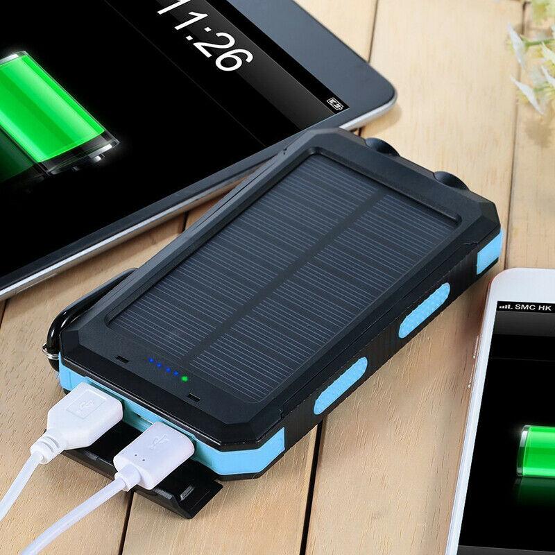 SOLARVAULT – Wasserdichter Solar Power Bank mit 500000mAh & Dual-USB