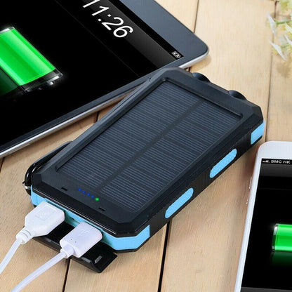 SOLARVAULT – Wasserdichter Solar Power Bank mit 500000mAh & Dual-USB