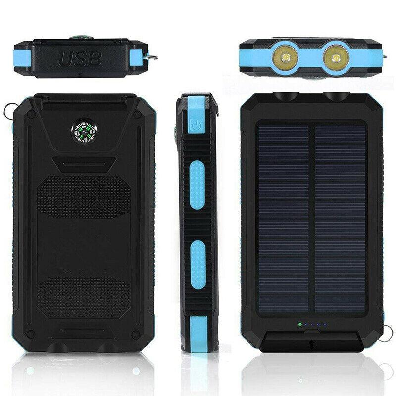 SOLARVAULT – Wasserdichter Solar Power Bank mit 500000mAh & Dual-USB