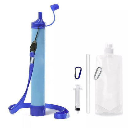 AQUAPREP Survival Filter – Tragbarer Wasserfilter mit 4-Stufen-Filtration für Notfälle & Outdoor-Abenteuer