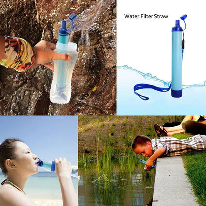 AQUAPREP Survival Filter – Tragbarer Wasserfilter mit 4-Stufen-Filtration für Notfälle & Outdoor-Abenteuer