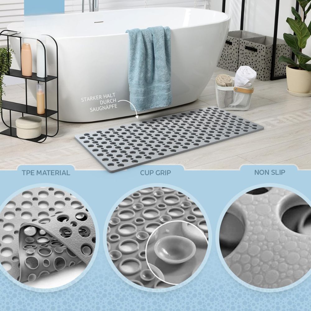 Luxus Anti-Rutsch Duschmatte – Hygienisch & Sicher für jedes Badezimmer