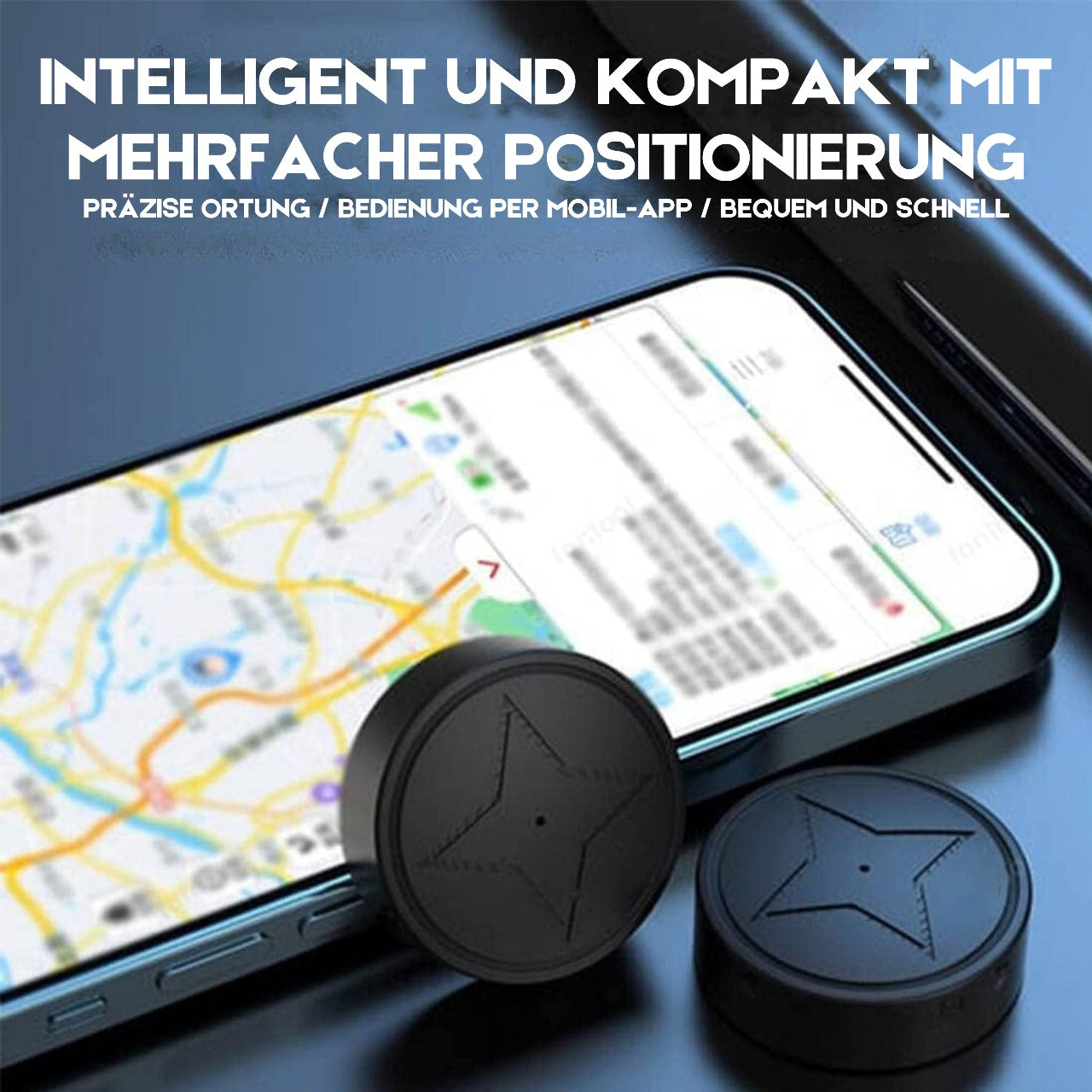 Intelligenter GPS-Tracker – Kompakter, magnetischer Tracker für Echtzeit-Standortverfolgung