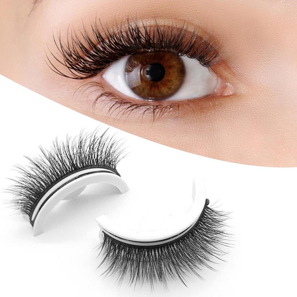 Selbstadhäsive Wimpern Wiederverwendbar - Dramatischer Look, 7 Styles, Einfaches Anbringen-2