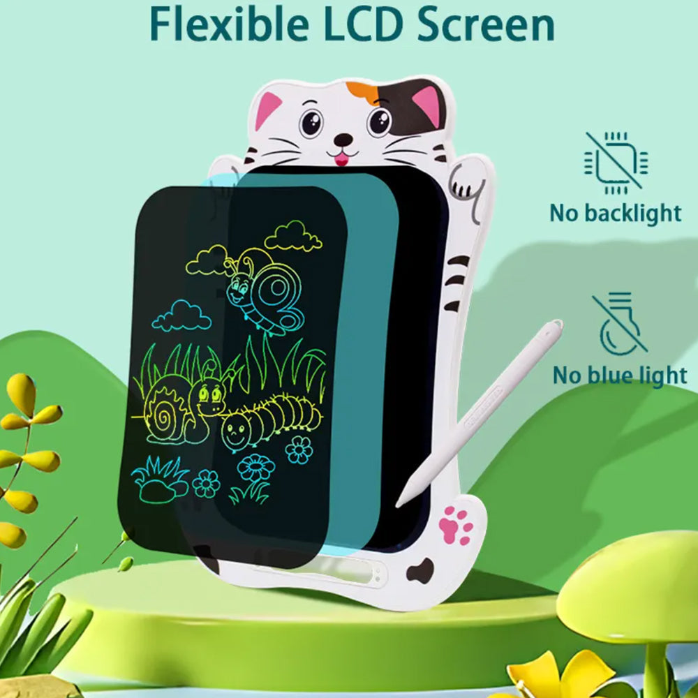 DRAWBUDDY 8.5" – LCD Zeichenbrett für Kinder mit Tiermotiven & Stylus