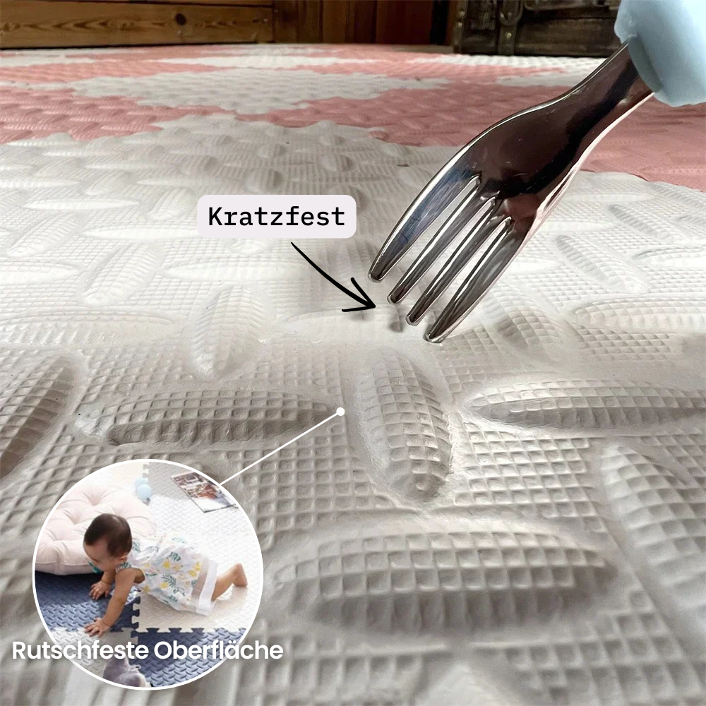 CushioPlay Baby Mat – Sicherer & bequemer Spielspaß für Babys ab 0 Monaten