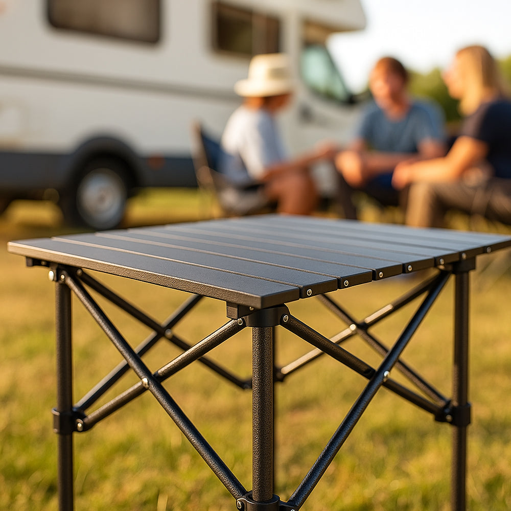 CAMPFLEX TABLE – Faltbarer Campingtisch mit X-Rahmen & hitzebeständiger Oberfläche