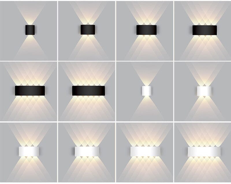 Wasserdichte LED-Außenwandleuchte – Elegante & energieeffiziente Außenbeleuchtung aus Aluminium