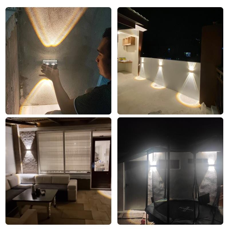 Wasserdichte LED-Außenwandleuchte – Elegante & energieeffiziente Außenbeleuchtung aus Aluminium