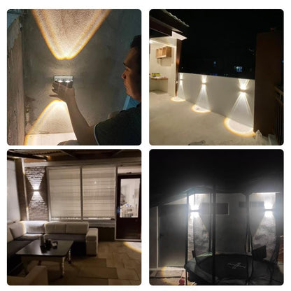 Wasserdichte LED-Außenwandleuchte – Elegante & energieeffiziente Außenbeleuchtung aus Aluminium