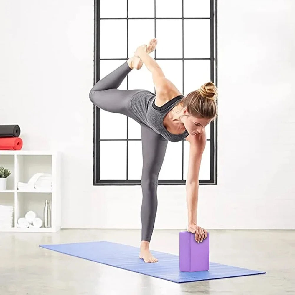 SupportFlex Yoga Block – Stabiler Schaumblock für Gleichgewicht & Komfort